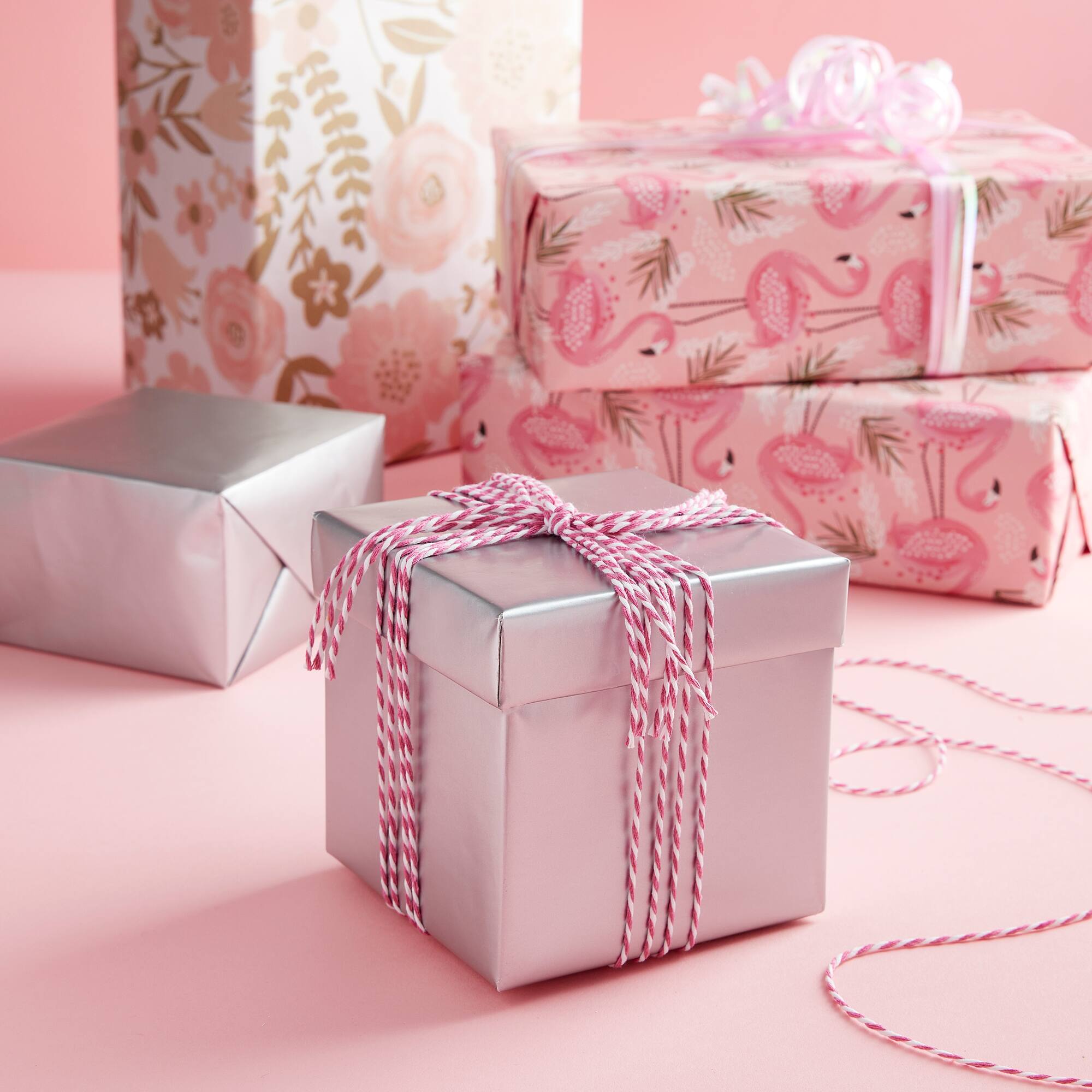 Silver Kraft Gift Wrap by Celebrate It™